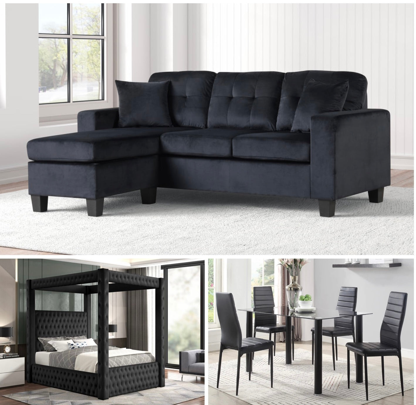 Castle Black 1 – Divine Decor Furniture
