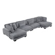 8555 4-PIECE MODULAR SECTIONAL WITH REVERSIBLE CHAISE