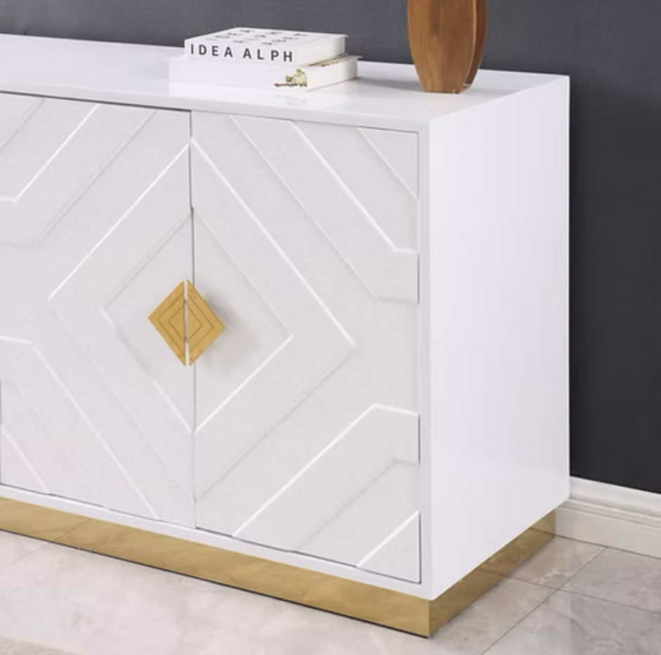 A-C13 Paros Console White
