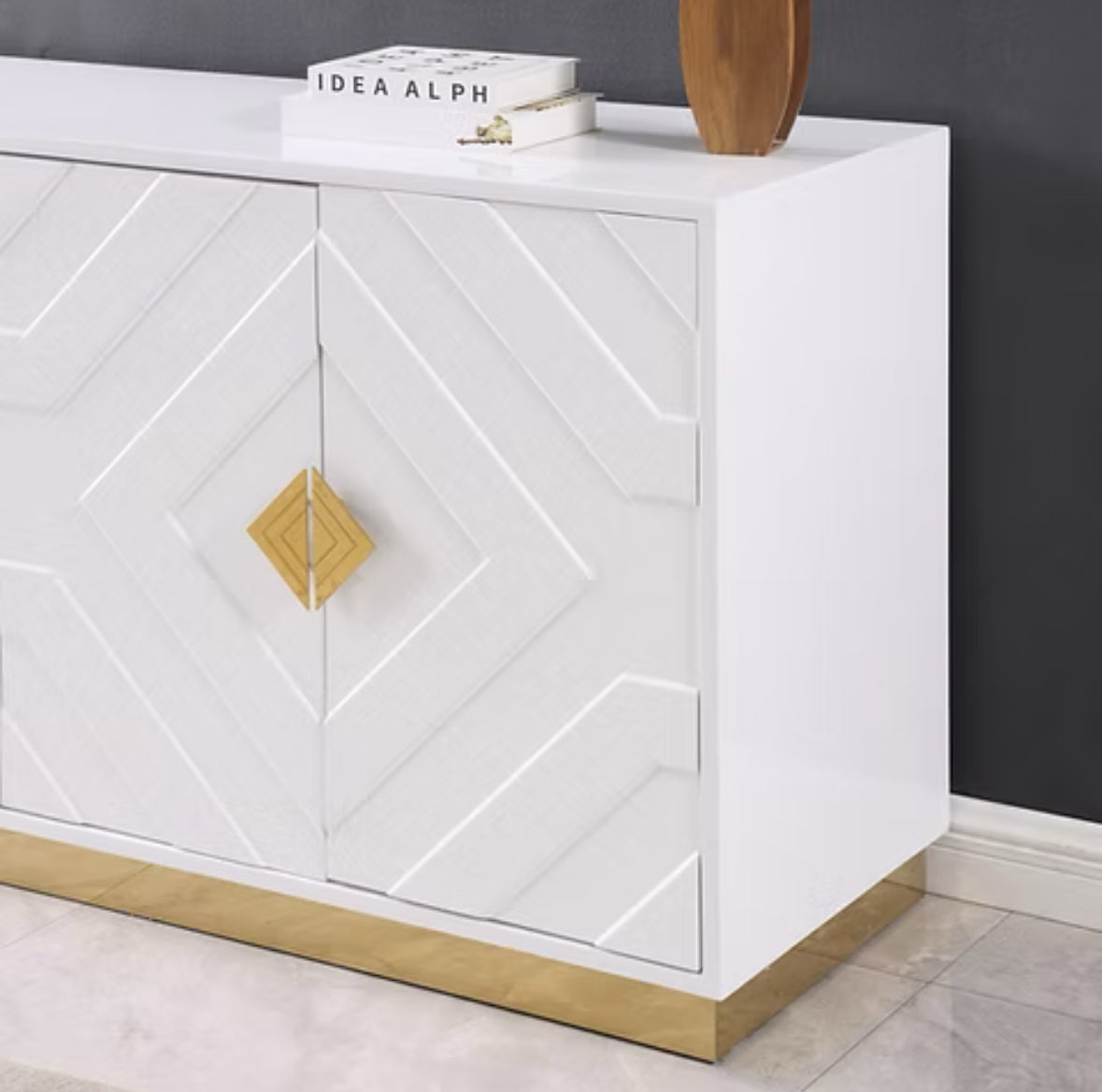 A-C13 Paros Console White