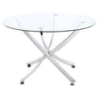 106440 Beckham White Dining Set
