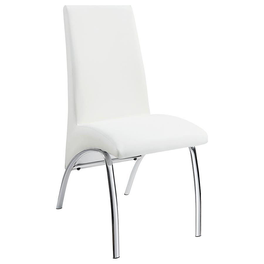 106440 Beckham White Dining Set
