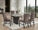 1420 VEGA FAUX MARBLE DINING SET