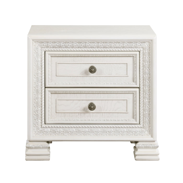 1596 Theodora White Bedroom Set