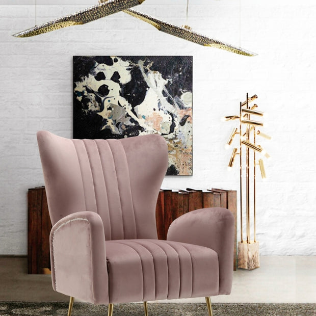 Opera Velvet Accent Chair