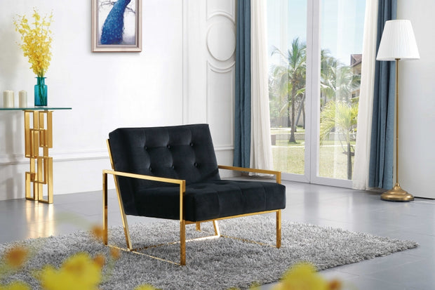 Pierre Velvet Accent Chair