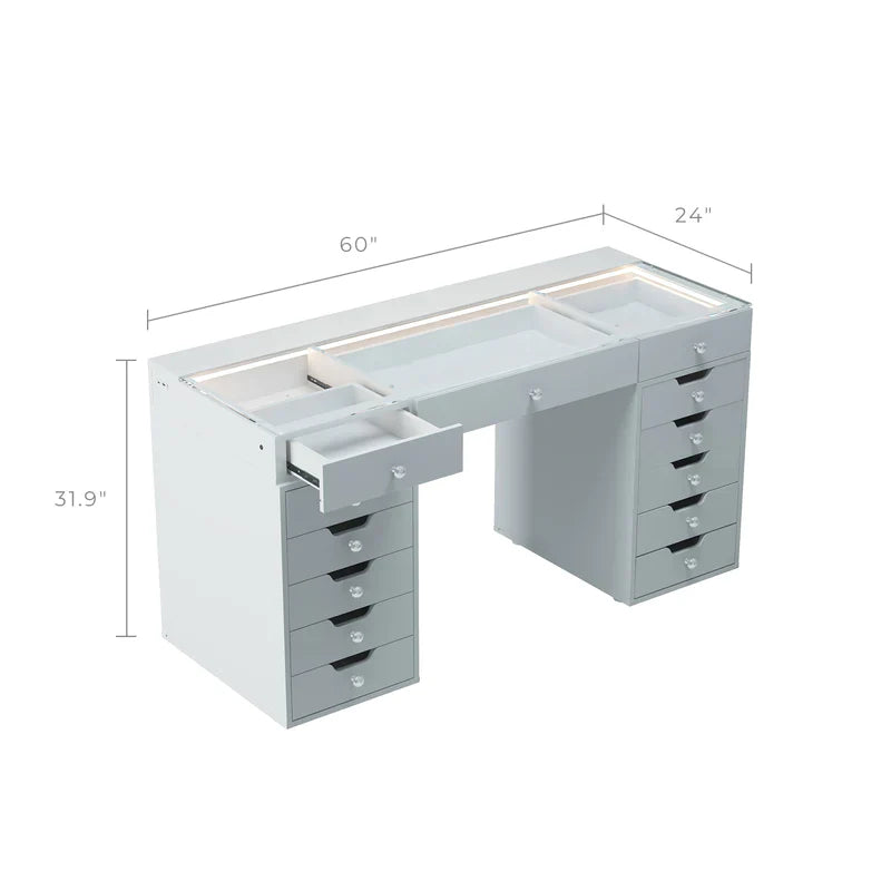 Eva-RGB Vanity Desk Pro