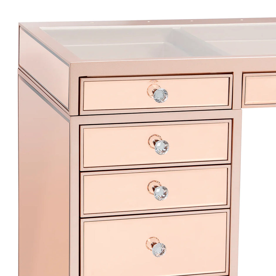 SlayStation Plus Premium Mirrored Vanity Table +Vanity Mirror