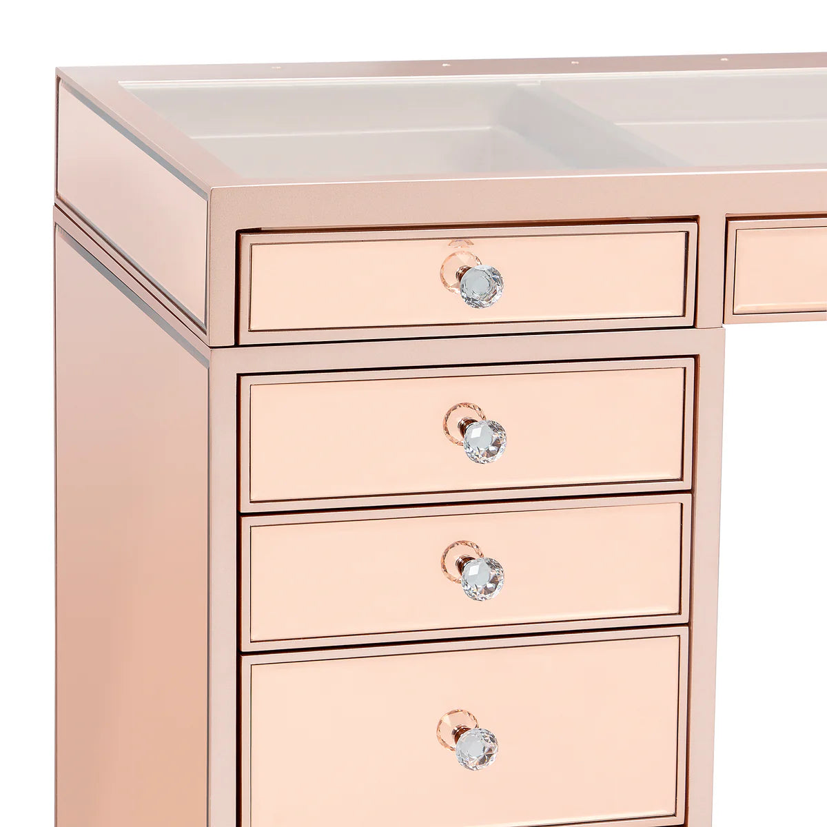 SlayStation Plus Premium Mirrored Vanity Table +Vanity Mirror