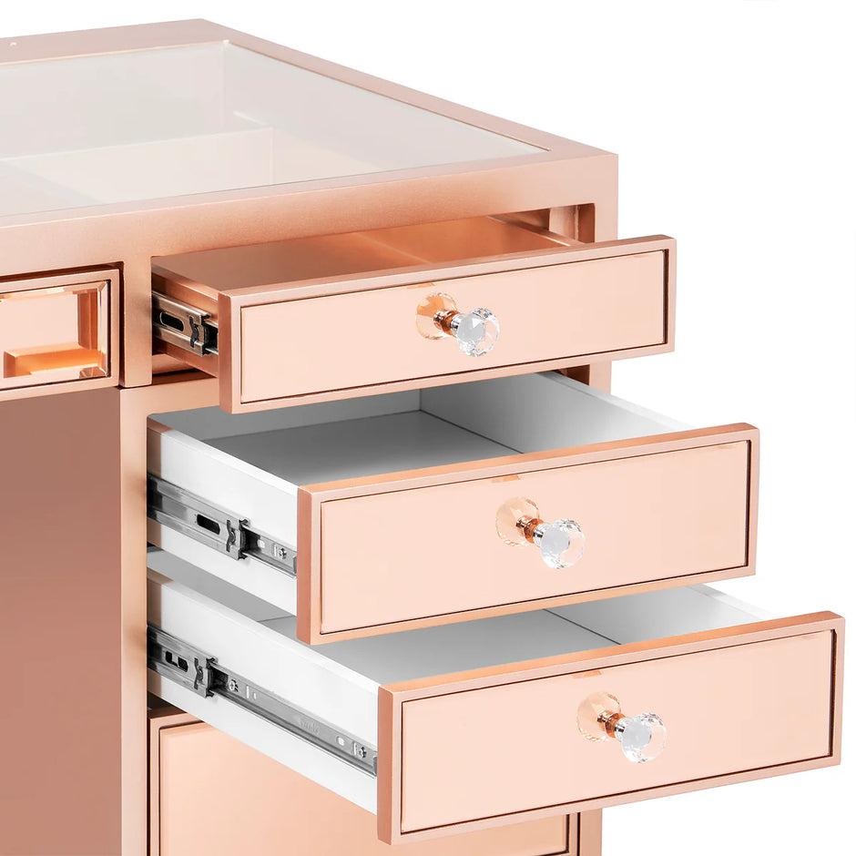 SlayStation Plus Premium Mirrored Vanity Table +Vanity Mirror