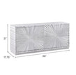 A-C10 Selene Silver Leaf Console