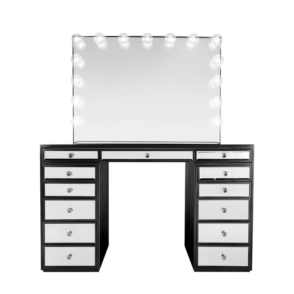 SlayStation Plus Premium Mirrored Vanity Table +Vanity Mirror