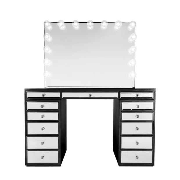 SlayStation Plus Premium Mirrored Vanity Table +Vanity Mirror