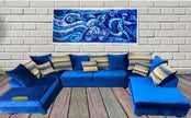 2002 Blue Sectional