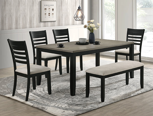 2132 FOLIO BLACK DINING SET