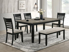 2132 FOLIO BLACK DINING SET