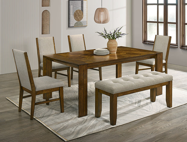 2153 HOLLISTER BROWN DINING SET