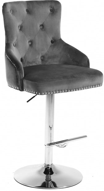 Claude Grey Adjustable Barstool