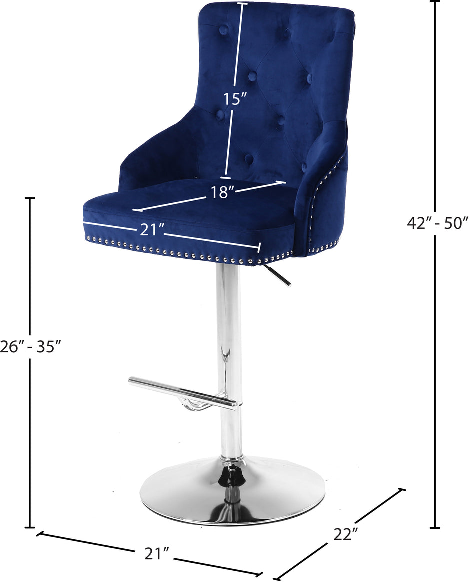 Claude Grey Adjustable Barstool