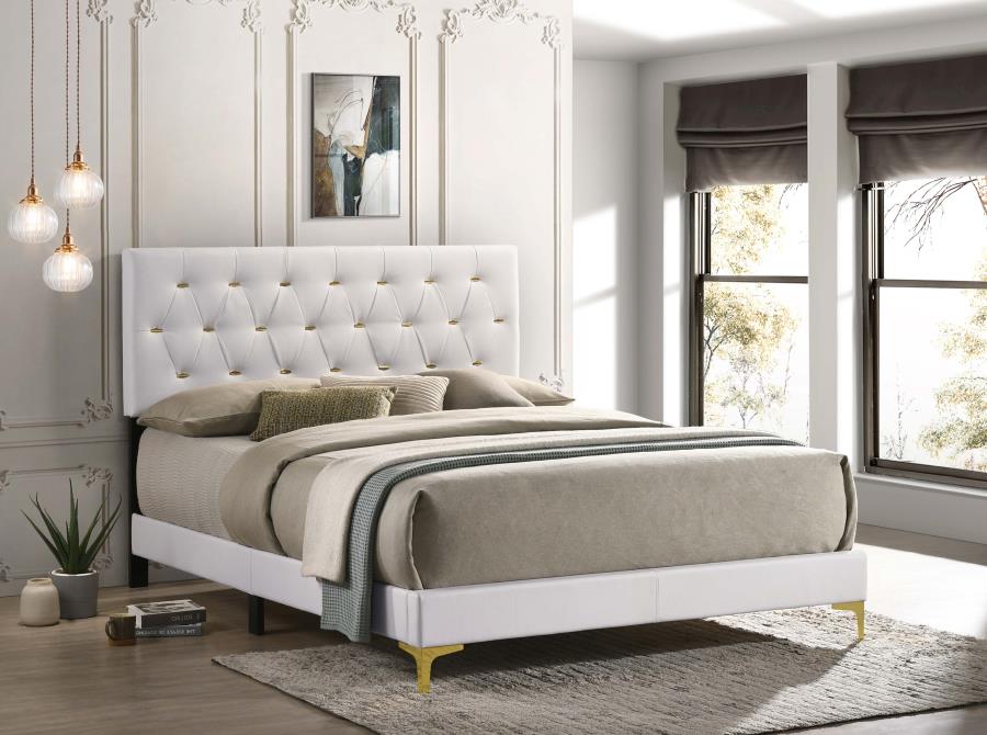 Kendall White Bed