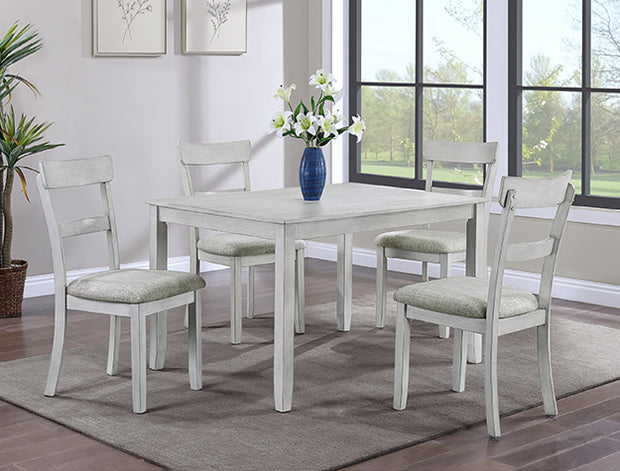 2254DW JUEGO DE COMEDOR GRIS CLARO HENDERSON