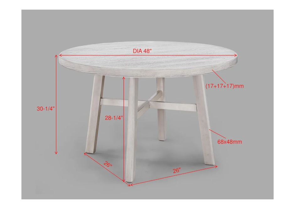 2261 BLANCHE GREY DINING SET