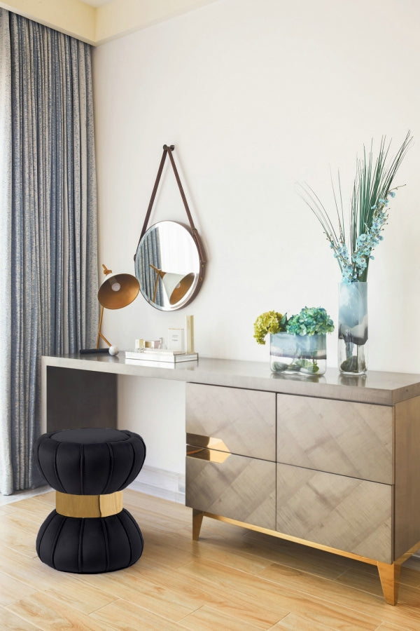 Vino Velvet Upholstered Stool