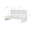 1733-TW Twin Bookcase Daybed