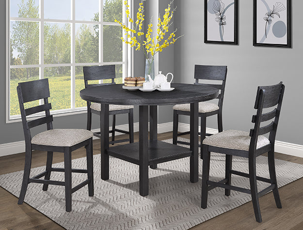 2711 GUTHRIE BLACK COUNTER HEIGHT SET