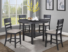 2711 GUTHRIE BLACK COUNTER HEIGHT SET