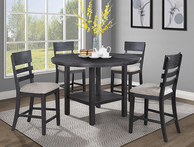 2711 GUTHRIE BLACK COUNTER HEIGHT SET