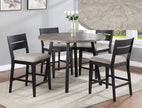 2712 MATHIS BLACK COUNTER HEIGHT SET