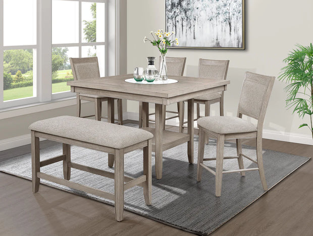 2727MB MARBLE FULTON ALL GREY COUNTER HEIGHT SET