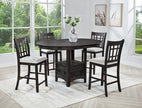 2795BK HARTWELL CHARCOAL BLACK COUNTER HIEGHT SET