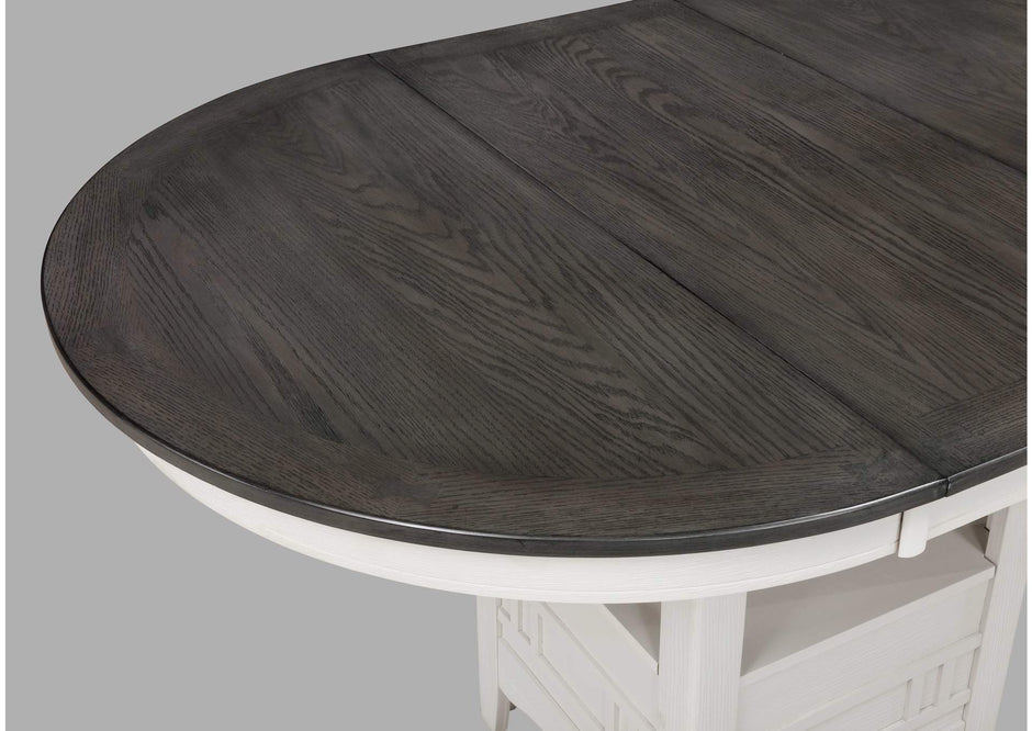 2795CG HARTWELL CHALK/GREY COUNTER HEIGHT SET