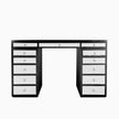 SlayStation Plus Premium Mirrored Vanity Table +Vanity Mirror
