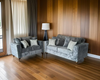 S310 Rivera Grey Sofa & Loveseat Set