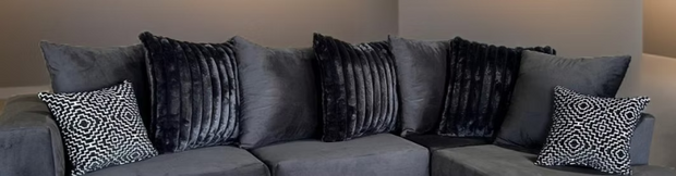 S310 Rivera Black Sofa & Loveseat Set