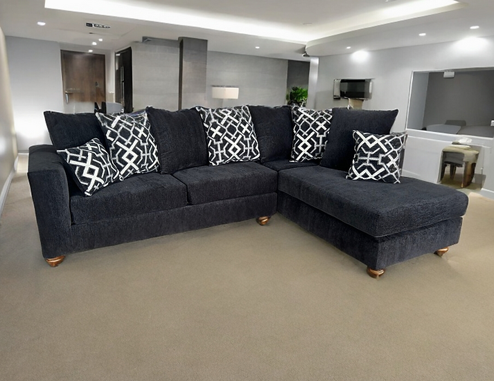 300 Black Sectional