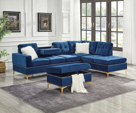 S123 Joy Sectional + Ottoman