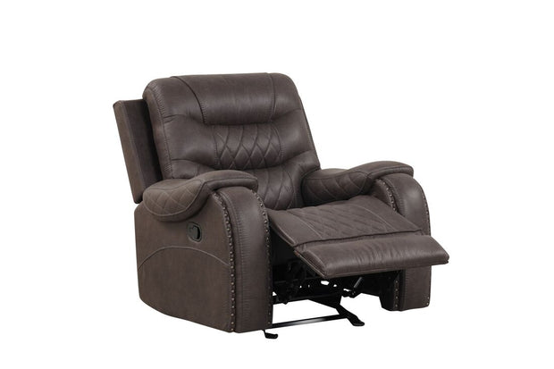 Ashley3002 Juego reclinable marrón extragrande