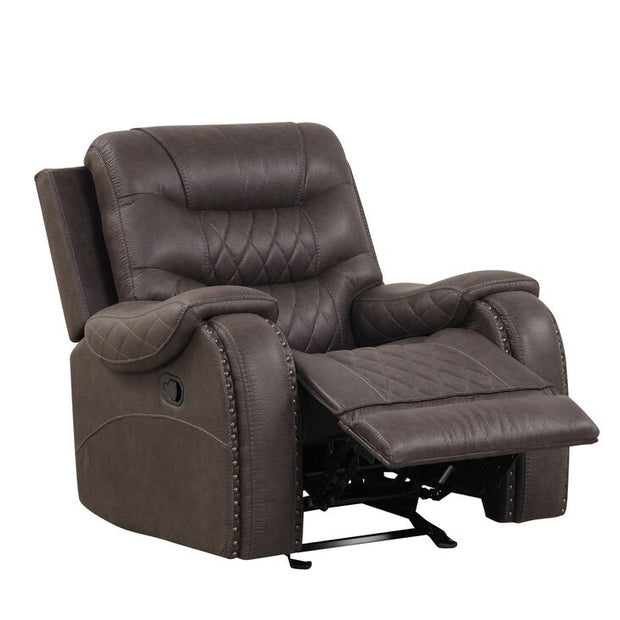 Ashley3002 Juego reclinable marrón extragrande