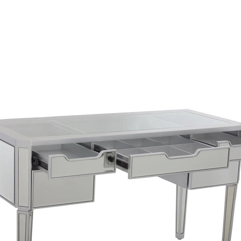 SlayStation Aria Premium Mirrored Vanity table