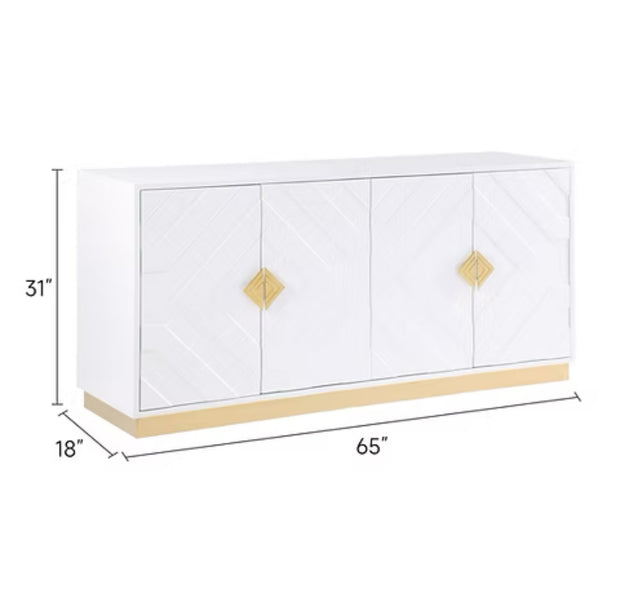 A-C13 Paros Console White