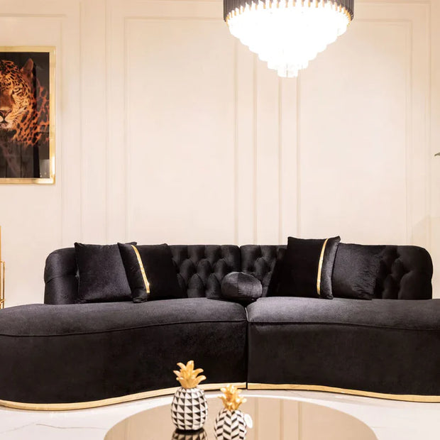 Seccional curvo Ella Ivory