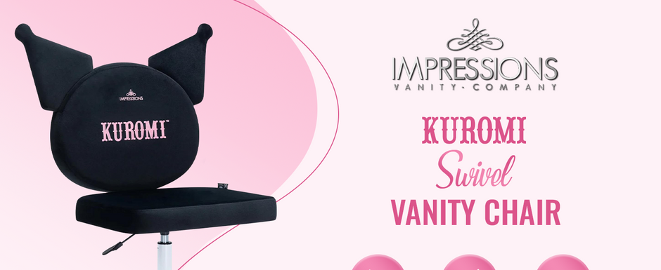 Kuromi Swivel Vanity Chair