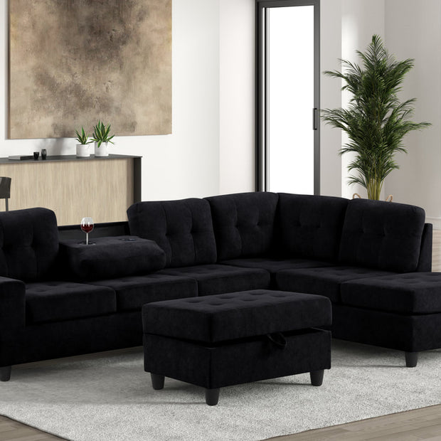 40Heights Sectional + Ottoman Set