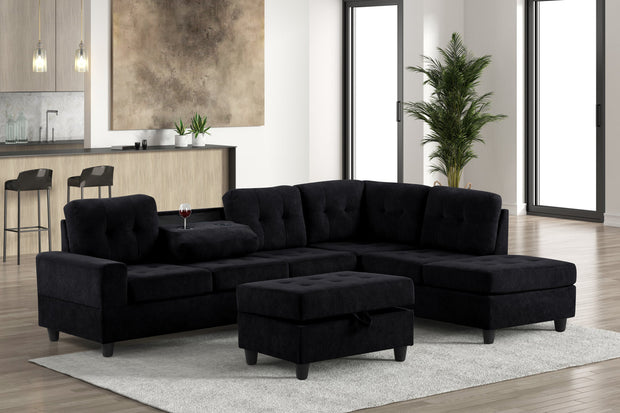 40Heights Sectional + Ottoman Set