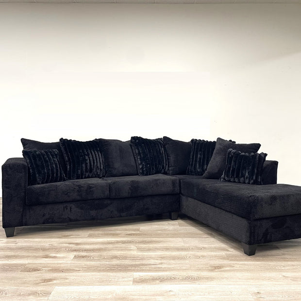 410 Black Sectional
