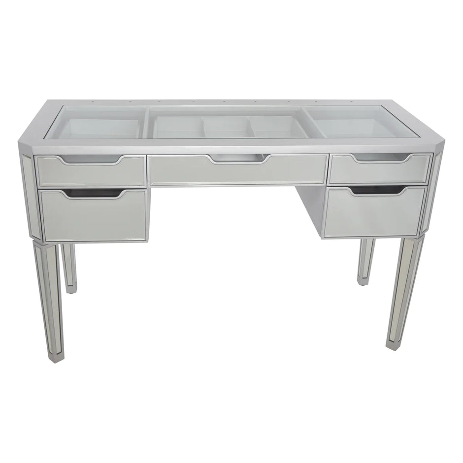 SlayStation Aria Premium Mirrored Vanity table
